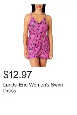 Costco Lands' End Women's Swim Dress offer