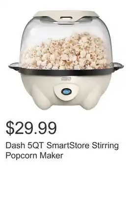Costco Dash 5QT SmartStore Stirring Popcorn Maker offer