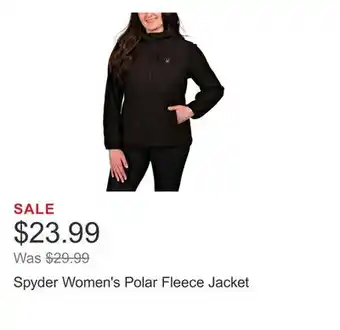 Costco Spyder Women's Polar Fleece Jacket offer