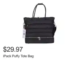 Costco iPack Puffy Tote Bag offer