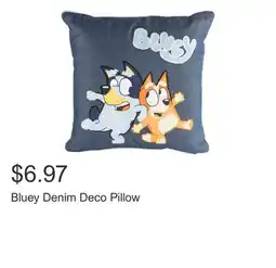 Costco Bluey Denim Deco Pillow offer