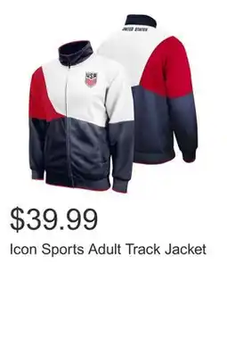 Costco Icon Sports Adult Track Jacket offer