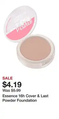 Ulta Beauty Essence 16h Cover & Last Powder Foundation offer