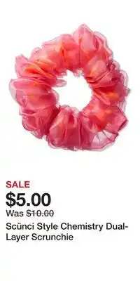 Ulta Beauty Scünci Style Chemistry Dual-Layer Scrunchie offer