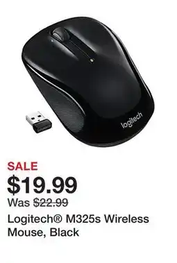 Office Depot Logitech M325s Wireless Mouse, Black offer