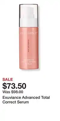 Ulta Beauty Exuviance Advanced Total Correct Serum offer