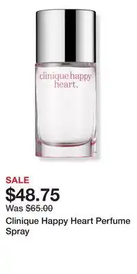 Ulta Beauty Clinique Happy Heart Perfume Spray offer