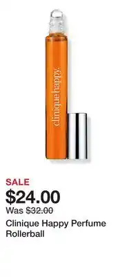 Ulta Beauty Clinique Happy Perfume Rollerball offer