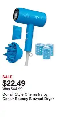 Ulta Beauty Conair Style Chemistry by Conair Bouncy Blowout Dryer offer