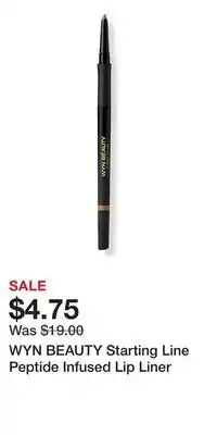 Ulta Beauty WYN BEAUTY Starting Line Peptide Infused Lip Liner offer