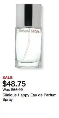 Ulta Beauty Clinique Happy Eau de Parfum Spray offer