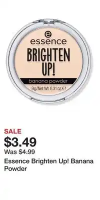 Ulta Beauty Essence Brighten Up! Banana Powder offer