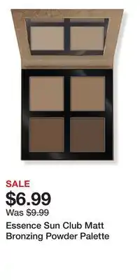 Ulta Beauty Essence Sun Club Matt Bronzing Powder Palette offer