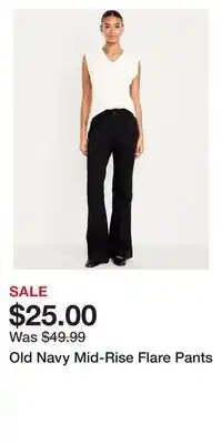 Old Navy Old Navy Mid-Rise Flare Pants offer