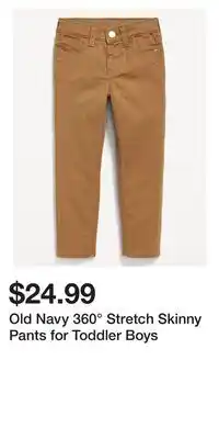 Old Navy Old Navy 360° Stretch Skinny Pants for Toddler Boys offer