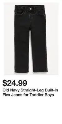 Old Navy Old Navy Straight-Leg Built-In Flex Jeans for Toddler Boys offer