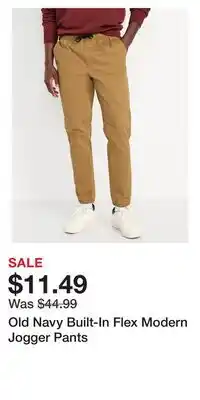 Old Navy Old Navy Built-In Flex Modern Jogger Pants offer