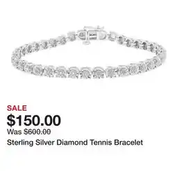 Belk Sterling Silver Diamond Tennis Bracelet offer