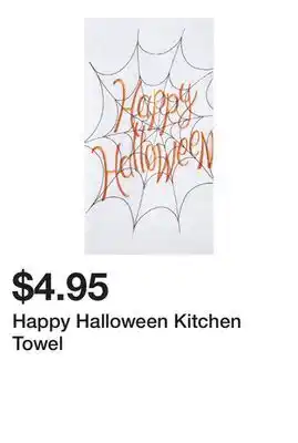 Belk Happy Halloween Kitchen Towel offer