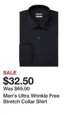 Belk Men's Ultra Wrinkle Free Stretch Collar Shirt offer