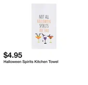 Belk Halloween Spirits Kitchen Towel offer