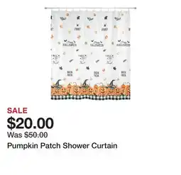 Belk Pumpkin Patch Shower Curtain offer