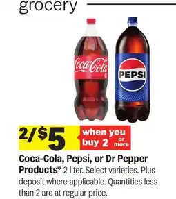 Meijer Coca-Cola, Pepsi, or Dr Pepper Products offer
