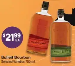 Albertsons Bulleit Bourbon offer