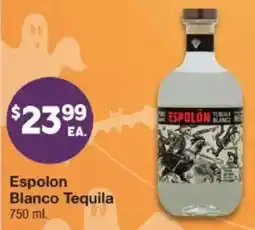 Albertsons Espolon Blanco Tequila offer