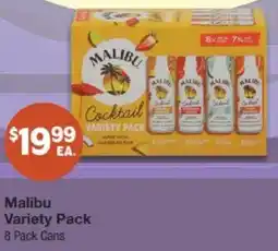 Albertsons Malibu Variety Pack offer