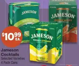 Albertsons Jameson Cocktails offer