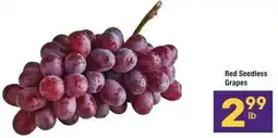 Albertsons Red Seedless Grapes offer