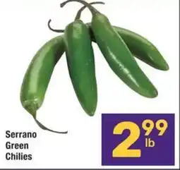 Albertsons Serrano Green Chilies offer