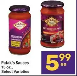Albertsons Patak's Sauces offer