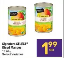 Albertsons Signature select diced mangos offer