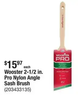 The Home Depot Wooster Pro Nylon Angle Sash Brush offer