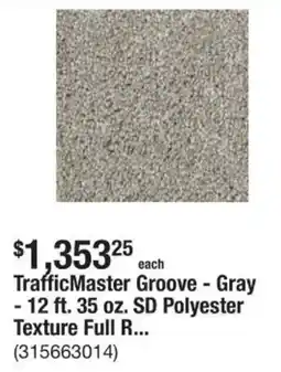 The Home Depot TrafficMaster Groove offer