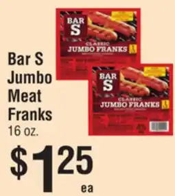 Smart & Final Bar S Jumbo Meat Franks offer