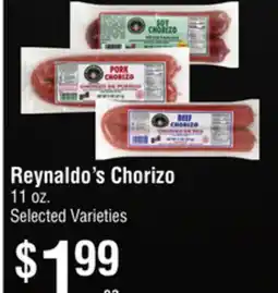 Smart & Final Reynaldo's Chorizo offer