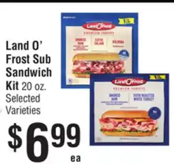Smart & Final Land O'Frost Sub Sandwich Kit offer
