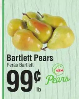 Smart & Final Bartlett Pears offer