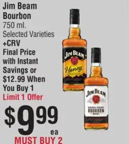 Smart & Final Jim Beam Bourbon offer
