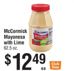 Smart & Final McCormick Mayonesa with Lime offer