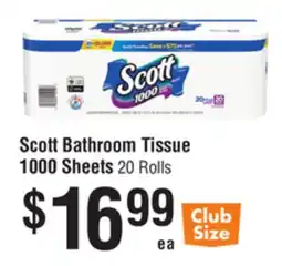 Smart & Final Scott Bathroom Tissue offer