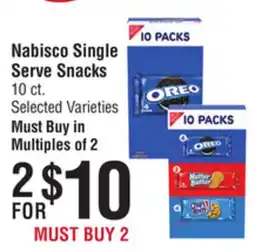 Smart & Final Nabisco Single Serve Snacks offer