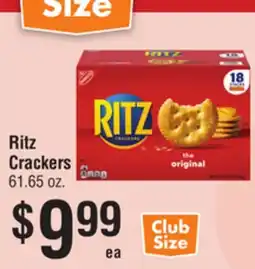 Smart & Final Ritz Crackers offer