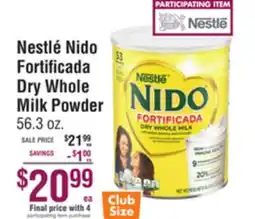 Smart & Final Nestlé Nido Fortificada Dry Whole Milk Powder offer