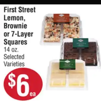Smart & Final First Street Lemon, Brownie or 7-Layer Squares offer