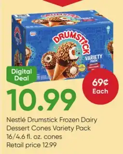 Stater Bros Nestlé Drumstick Frozen Dairy Dessert Cones offer
