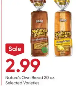 Stater Bros Nature's Own Bread offer